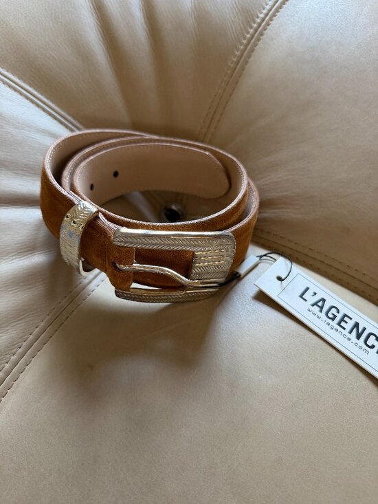 L\'agence Aya Suede Belt main image 5